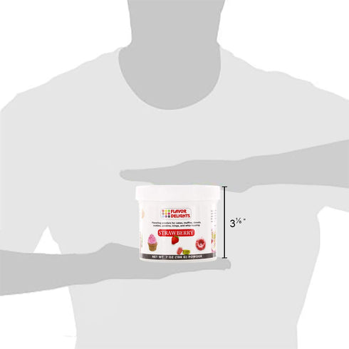 Angel Specialty Products Flavor Delights Strawberry Flavored Powder Bakery Mix