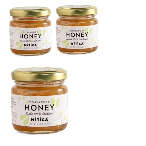 Coriander Honey, Mitica, 4.2 oz. (3-pack)