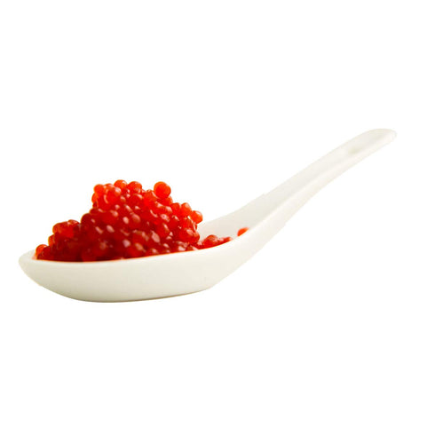 pack: 4 0.88 oz Eurocaviar - Shikran - Sampler x Mullet Roe Black Caviar Pearls + Mullet Roe Red Caviar Pearls + Smoked