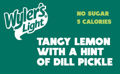 Pack 6-8 48 Wyler's Light Pickle Lemonade - Singles to Go Powdered Drink Mix - of Per Box Total Servings - Delicious