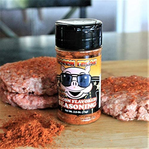 Boss Hog Bacon Flavored Seasoning, 2.5 oz - Delicious Bacon Spice Blend for Meats and More