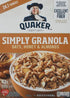 24.1oz (Pack 2) Quaker Simply Granola, Oats, Honey, & Almonds, Box
