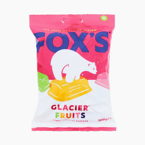 Fox's Glacier 200g (Pack 6) Foxs Glacier Fruits