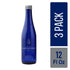 Snack Mass 12oz (3 Pack) Saratoga Still Natural Spring Water, Glass Bottles