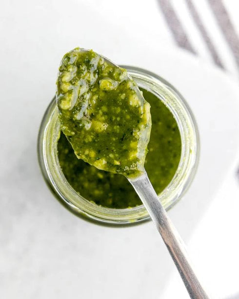 80g Zia Pia Pesto alla Genovese Spread - | Small Batch Spread | Traditional Italian Pesto | Vegan & Gluten Free |