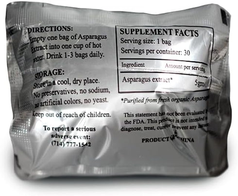 5 30 Asparagus Extract Tea by Chis Enterprise gm per bag, bags