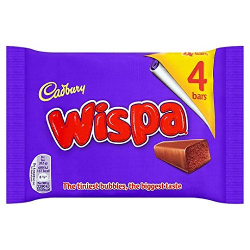 Cadbury Wispa Chocolate Bar Pack Original Imported From The UK England