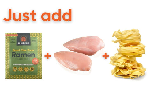 Packets (4 Pack) Spicekick Ramen Seasoning Flavor Only | Gluten Free Ramen Seasoning