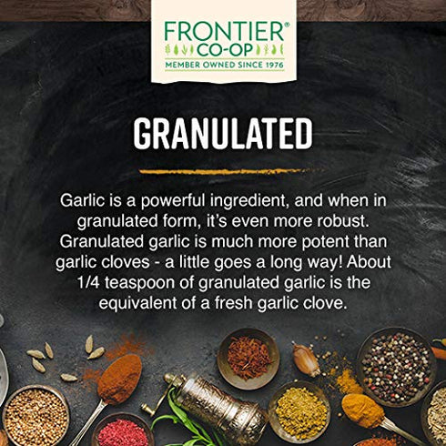 1lb Frontier Co-op Roasted Garlic Granules