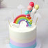 DIYASY Rainbow Cake Topper Kit, Cloud Balloon Birthday Wedding Cake Flags for Party Baking Decoration Supplies