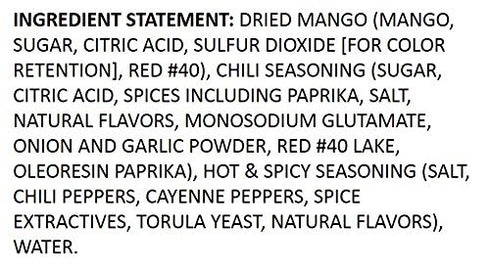 4.5 6 Count (Pack 1) Snak Club Chili Mangos, Ounce