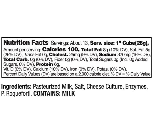 Arla 12.3 oz. Castello Danish Blue Cheese Half Moon