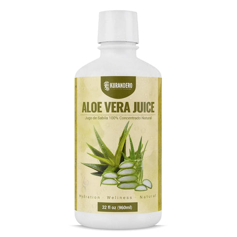 Kurandero - Aloe Vera Juice - 32 fl oz (946ml) - Unflavored and