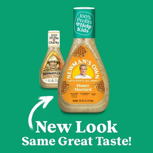 16-ounce (Pack 3) Newman's Own Honey Mustard Dressing
