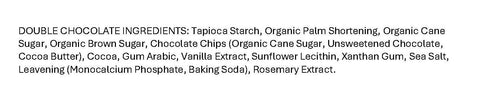 5.0 Alice's Sweet Tooth Double Chocolate Cookie Bites - Gluten-Free, Vegan, Crunchy Mini-Cookies - Plant-Based