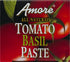 Amore (Pack 1) Vegan Basil Tomato Paste In A Tube - Non GMO Certified and Made In Italy