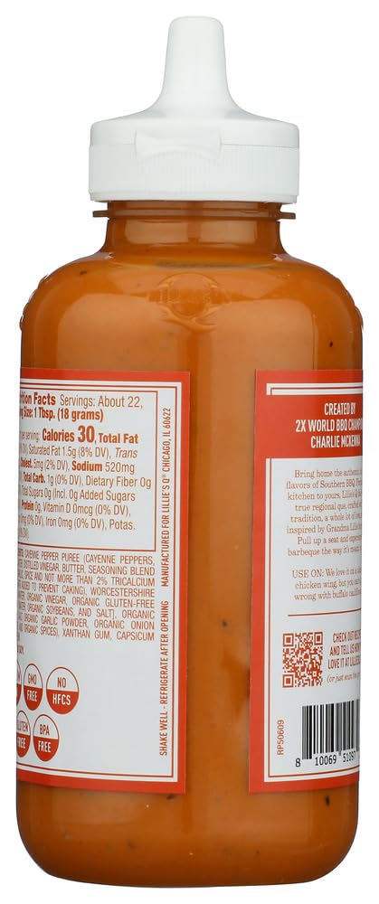 13.5 OZ LILLIES Q Buffalo Wing Sauce