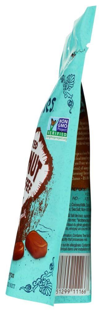 Toasted Coconut Hard Toffee Candies, 2 Pack - (2) Chimes 3.5oz Bags, Gluten Free, Vegan, Real Coconut Milk