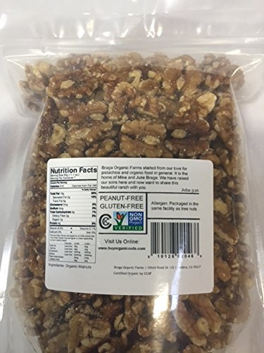 Braga Organic Farms 2 Organic Walnuts, Pound