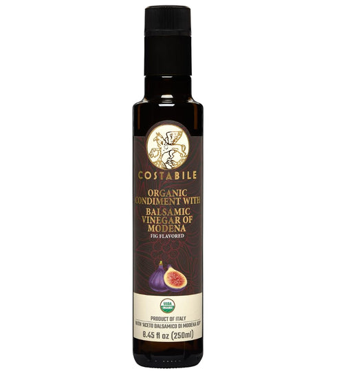 Costabile Fig Balsamic Vinegar Organic of Modena, Aged Made in Italy, Natural