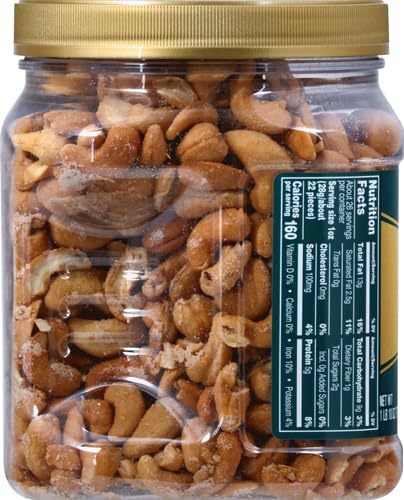 26 Pack 1) (Packaging PLANTERS Fancy Whole Cashews with Sea Salt, Ounces ( of Resealable Jar - Made with Simple