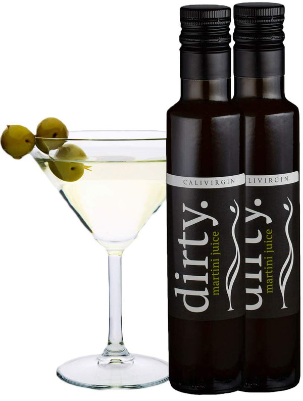 Calivirgin Olive Brine Dirty Martini Juice - All-Natural, No Preservatives - 2 x