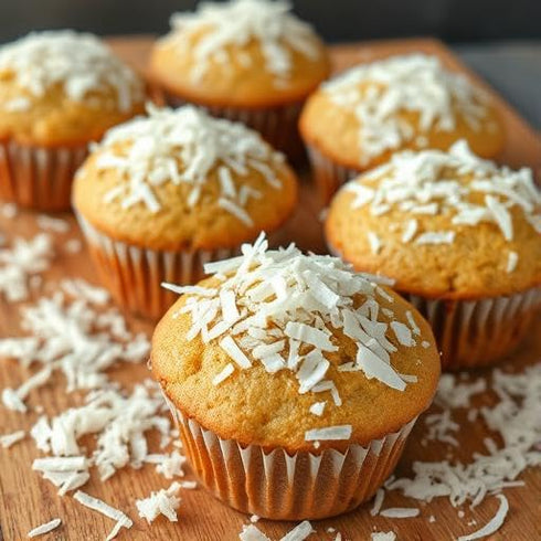 DM Sweets 1 lb Sweetened Flake Coconut - Bulk Bag of a Premium Baking Ingredient. Fresh Shredded Gourmet Dessert