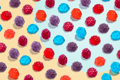 Albanese Gummi 5lbs World's Best Mixed Berries, of Candy