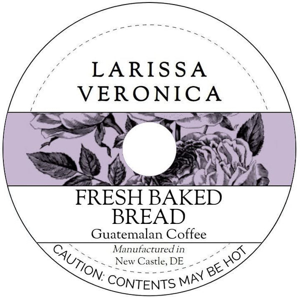 Larissa Veronica Fresh Baked Bread Guatemalan Coffee (Single Serve K-Cup Pods) (Gourmet, Naturally Flavored,