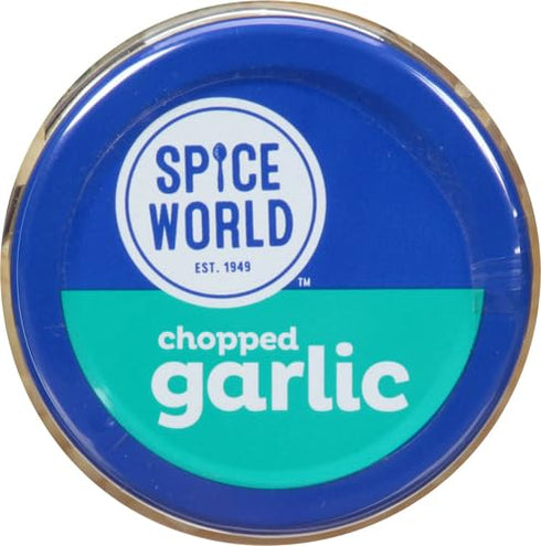 4.5 oz Spice World Chopped Garlic No Preservatives