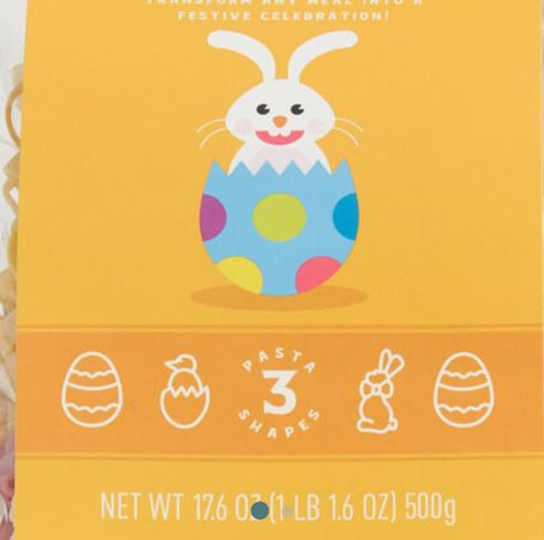Generic 2lb Easter Bunny Egg and Chick Pasta Fun Shaped Holiday Pasta
