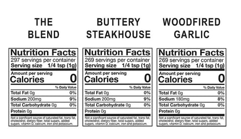 HUBZ Set, 4-Pack, 10.5 oz 9.5 oz 9.5 oz 9.4 oz KINDERs Pantry Essentials Seasoning The Blend, Buttery Steakhouse