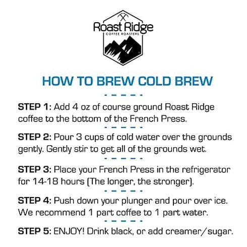 2 lb. Roast Ridge Ground Cold Brew Coffee Blend, Medium Roast