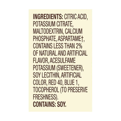 Country 6 Packets, 8 Time Zero Sugar Raspberry Lemonade Powdered Drink Mix, ct On-the-Go per Case