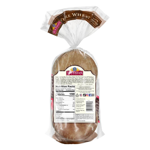 (3 Pack, 24 Toufayan No Added Salt Whole Wheat Pitettes Pita Bread - Lower Sodium, Vegan Pitas Total)