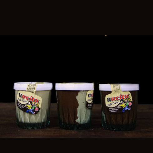 Sindoni 200 Nucita Doble Sabor Chocolate Con Leche Dulce Venezolano Vaso Gr. Spreadable Chocolate Double Flavor Double