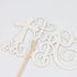 Gold Glitter God Bless Cake Topper for Communion Party Sign, Baptism, Christening, First Baby Shower Decoration