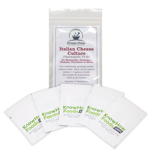 Eugurt Thermophilic TA Cheese Culture from Know-How Foods: for Italian and Swiss-style Cheeses