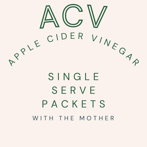 Packets Packets, Packets 25 Pack Packets (0.5 1 Packet) Apple Cider Vinegar ACV Individual Single Serve Apple Cider
