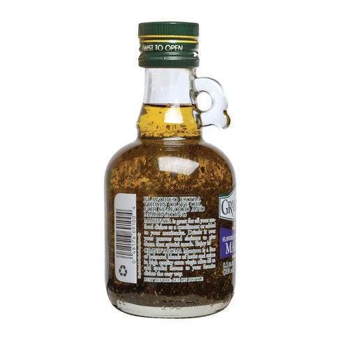 100% 8.5 oz Mantova GrandAroma Marinata Extra Virgin Olive Oil, made in Italy, cold-pressed, natural, heart-healthy