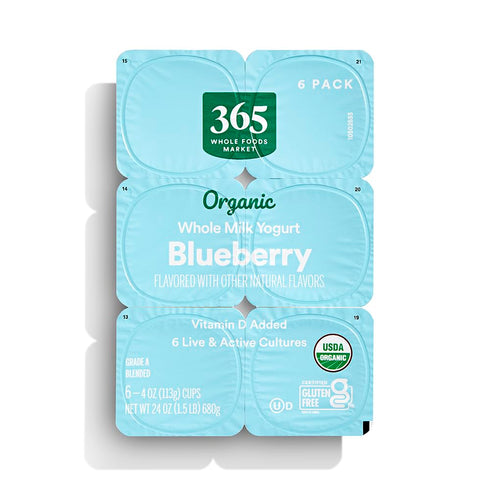 365 by Whole Foods Market 24 oz , Organic Blueberry Whole Milk Yogurt