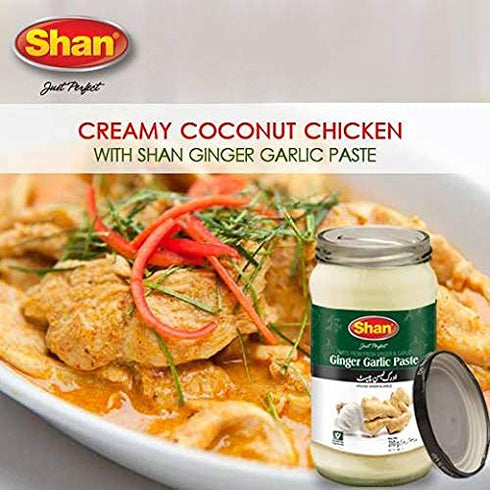 24.69 oz (700g) Shan Ginger Garlic Paste - Traditional Taste Enhancing Cooking Paste from Fresh Ground Ginger