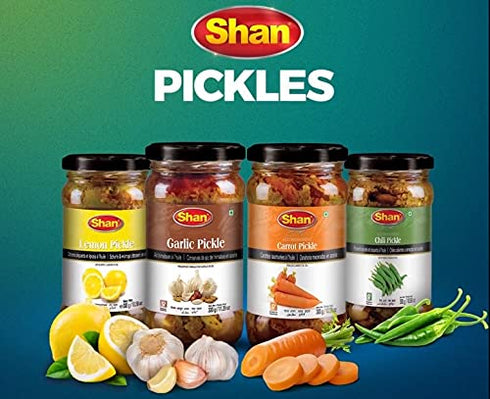 35.27 oz (1000g) Shan Mixed Pickle - Spicy Vegetables Pickled in Oil - Rich Blends of Spices - Perfect Accompaniment