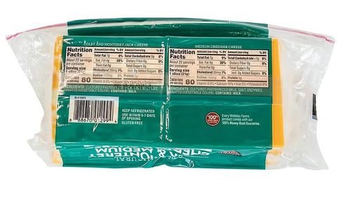 Generic Colby pack Colby Sliced Medium Cheddar and Jack Cheese , is perfect for making backyard burgers or everyday