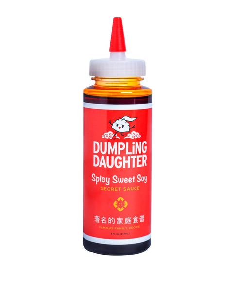 Dumpling Daughter Spicy Sweet Soy Sauce, 8 oz, Balanced with Spicy Chili Oil