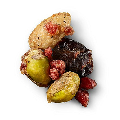1.5 (Pack 9) Sahale Snacks Pomegranate Flavored Pistachios Glazed Mix, Ounces