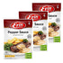 Erin Pepper Sauce 3 Pack, Irish Peppercorn Sauce, 23g per bag