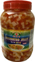 Assorted Rainbow Jelly Topping, Sweet Konjac Topping Ideal for Fruit Juices, Fruit