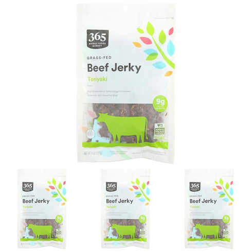 365 by Whole Foods Market, Teriyaki Family Size Beef Jerky, 8 Ounce