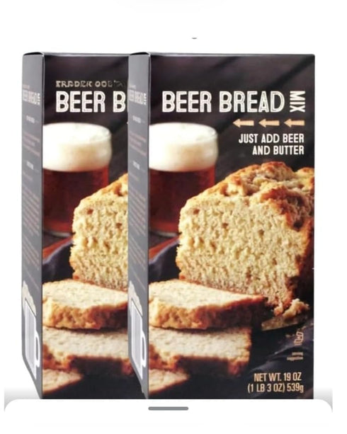 Generic Beer Bread Mix 19oz 539g Two Boxes